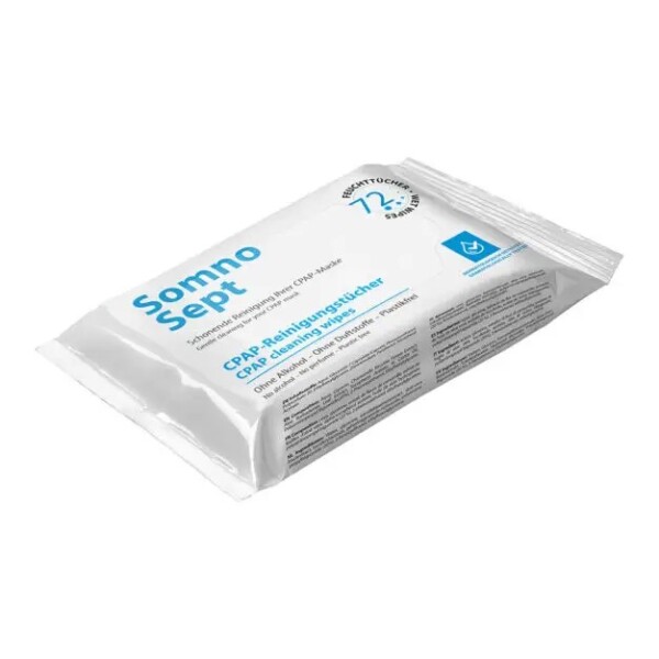Lingettes nettoyantes spéciales PPC/CPAP SomnoSept - Image 2