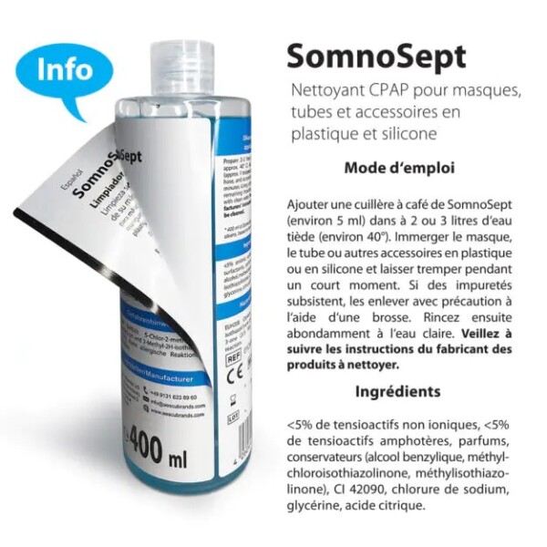 Nettoyant PPC/CPAP SomnoSept 400 ml - Image 3